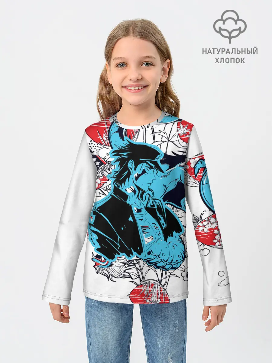 Детский лонгслив / Дзётаро самурайский меч