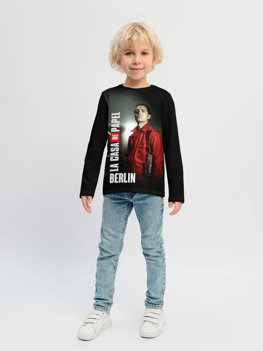 Детский лонгслив / La casa de papel BERLIN