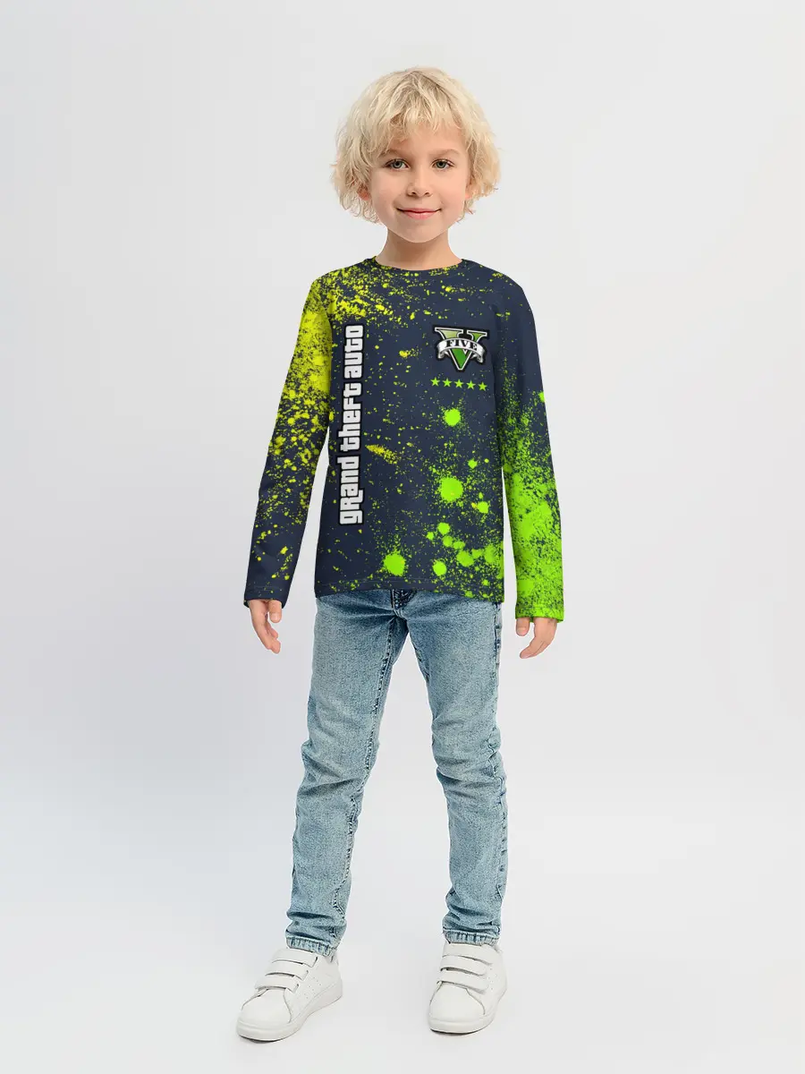 Детский лонгслив / GTA 5 / ГТА 5