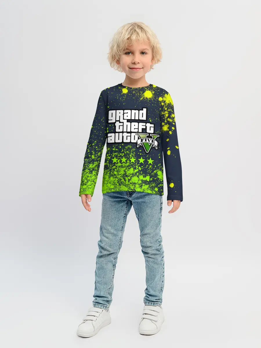 Детский лонгслив / GTA 5 / ГТА 5