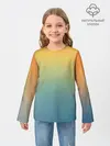 Детский лонгслив / Мягкий летний градиент