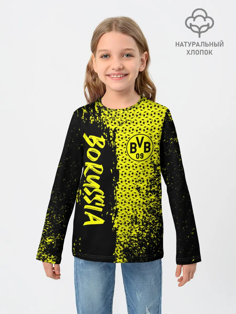 Детский лонгслив / Borussia Dortmund