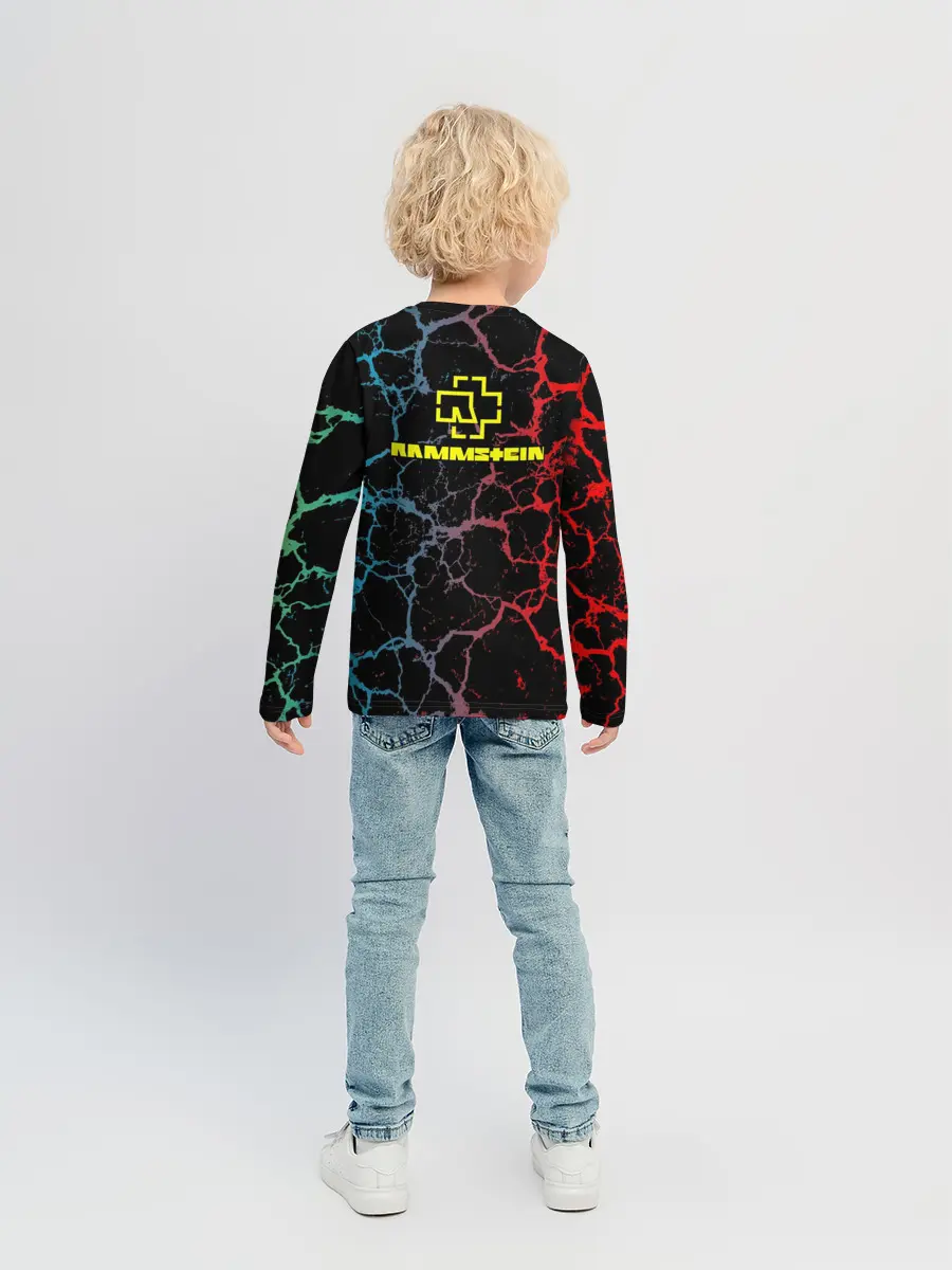 Детский лонгслив / Rammstein трещины