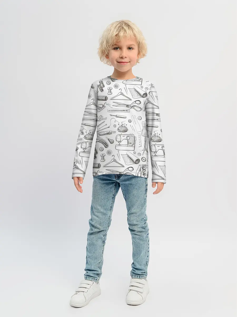 Детский лонгслив / для швеи