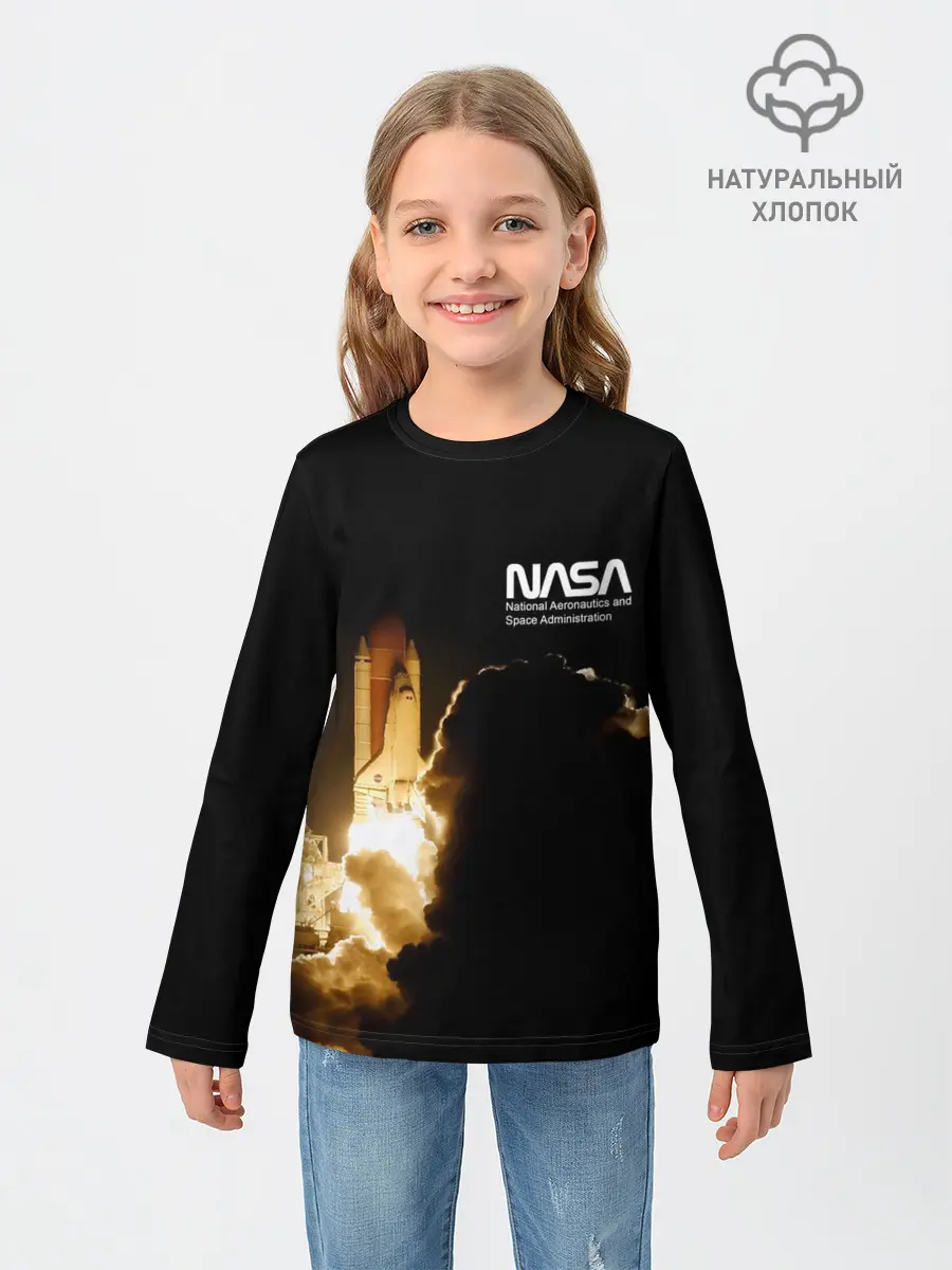 Детский лонгслив / NASA