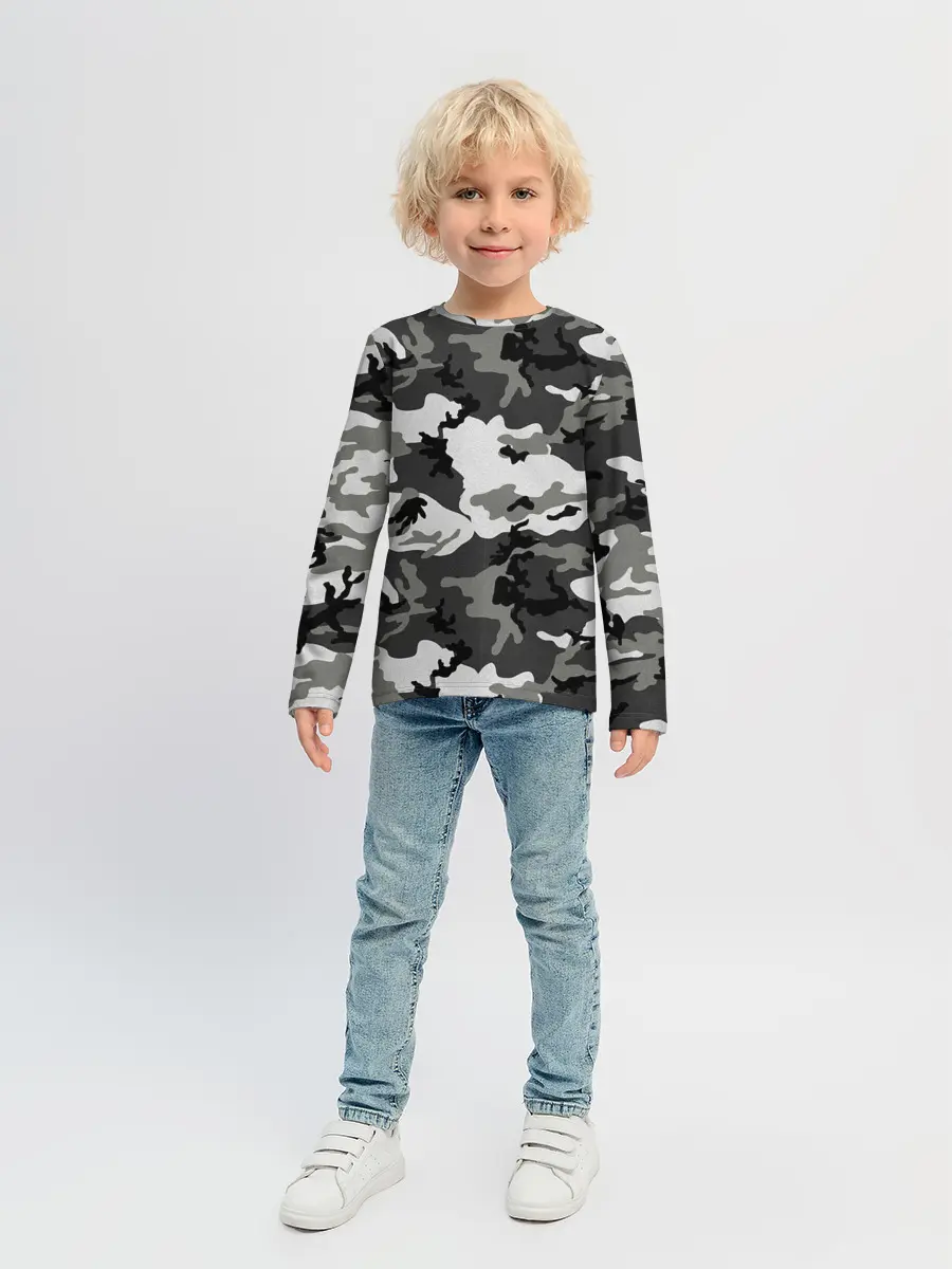 Детский лонгслив / Маскировка