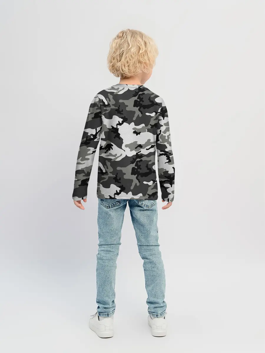 Детский лонгслив / Маскировка