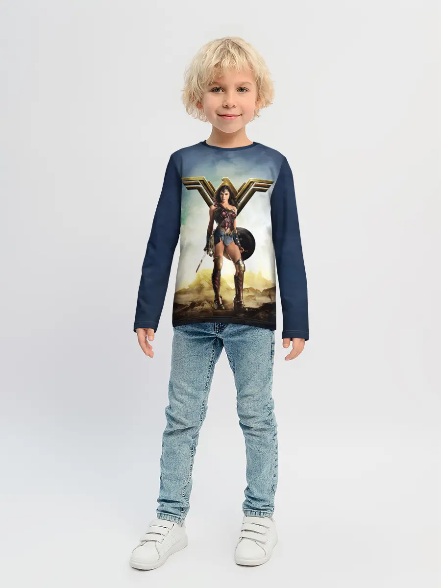 Детский лонгслив / Wonder Woman