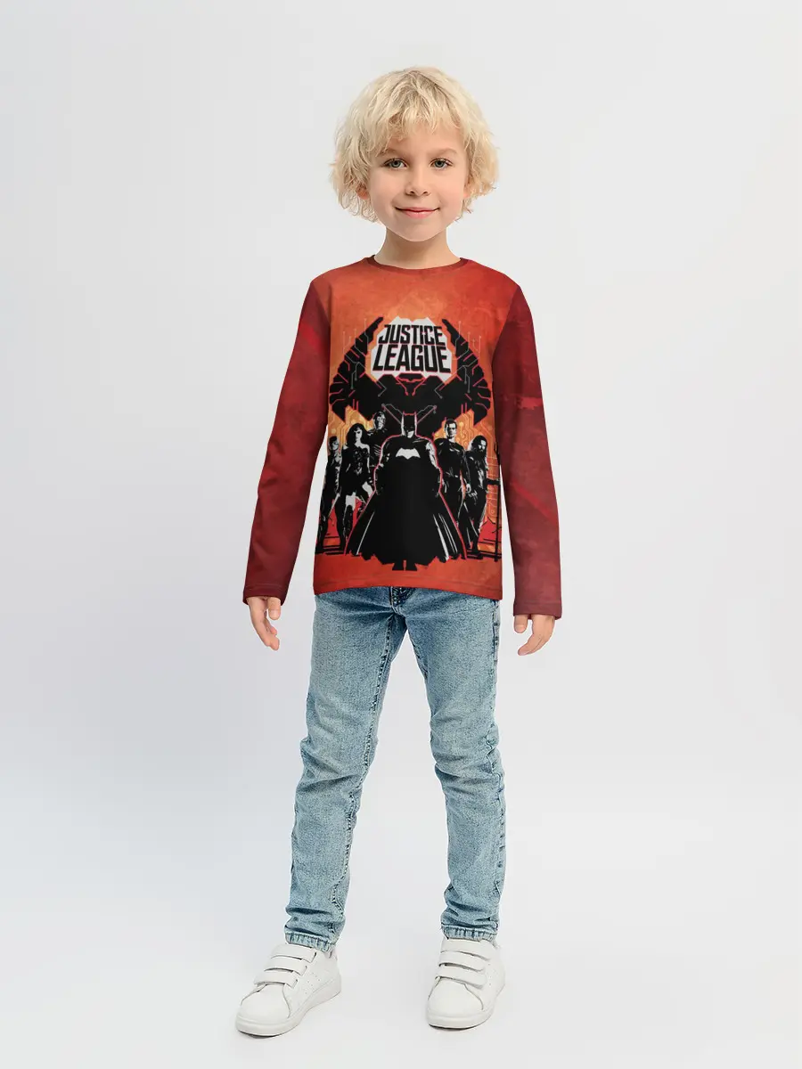 Детский лонгслив / Justice League