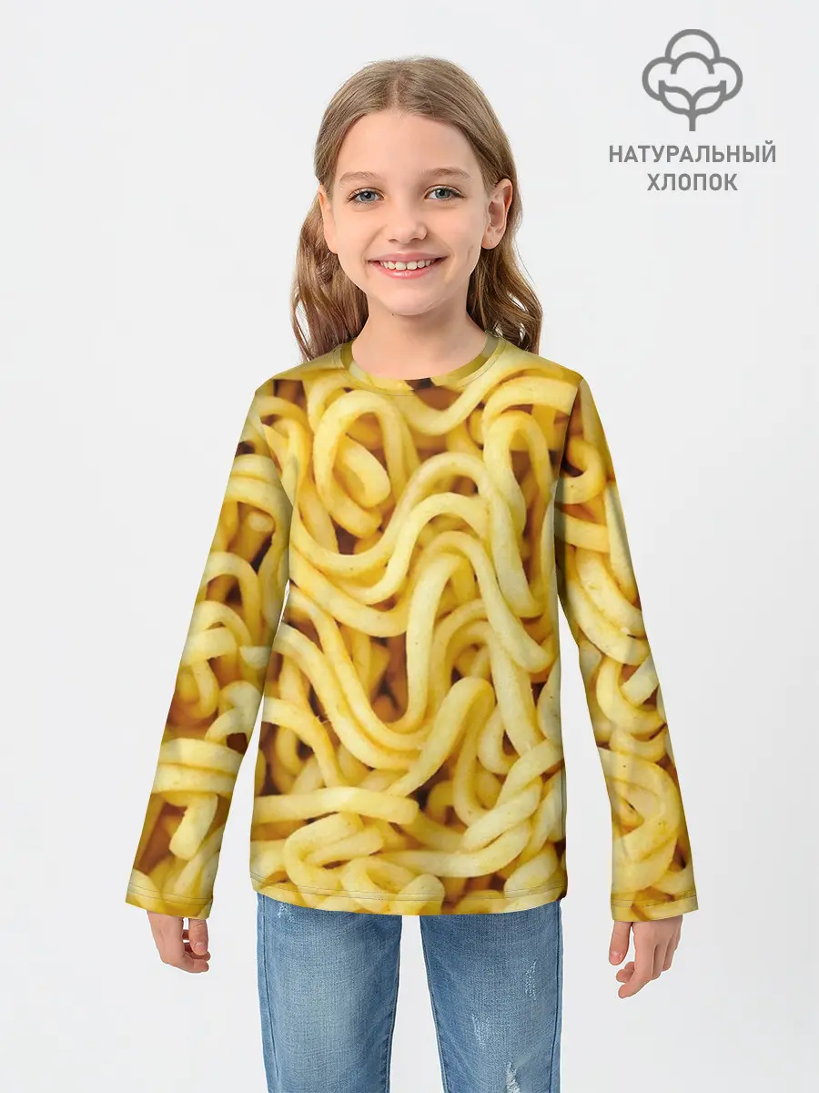 Детский лонгслив / Лапша