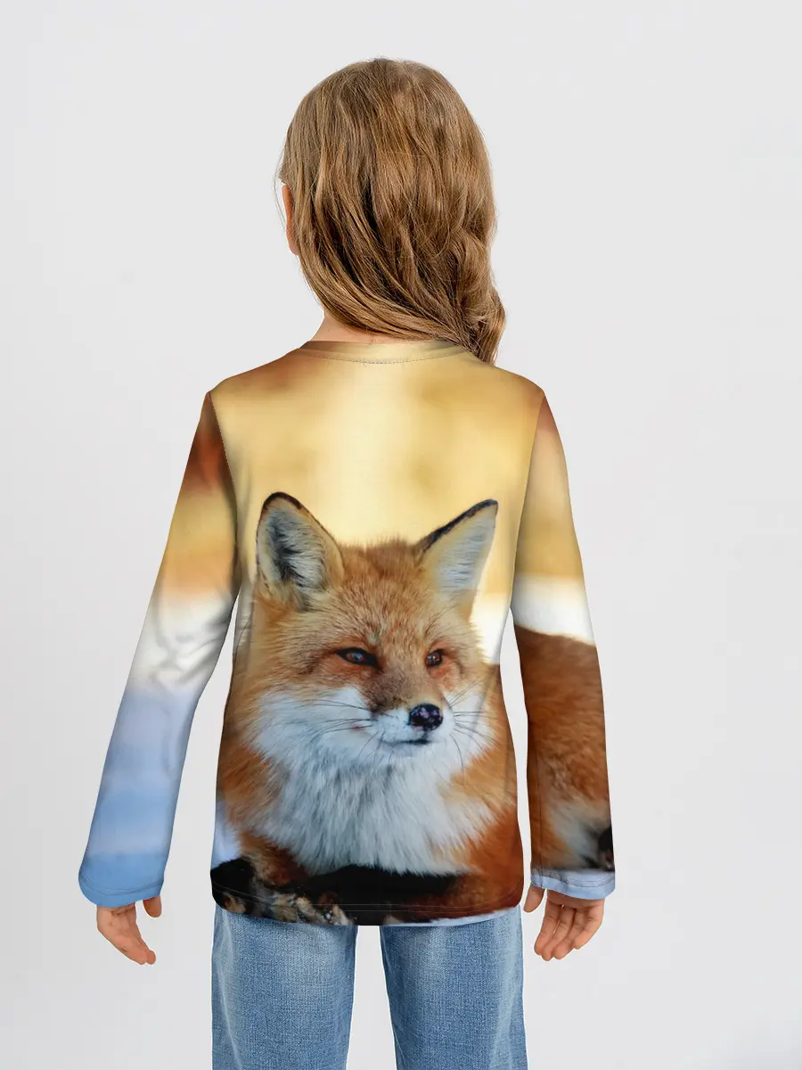Детский лонгслив / Лиса