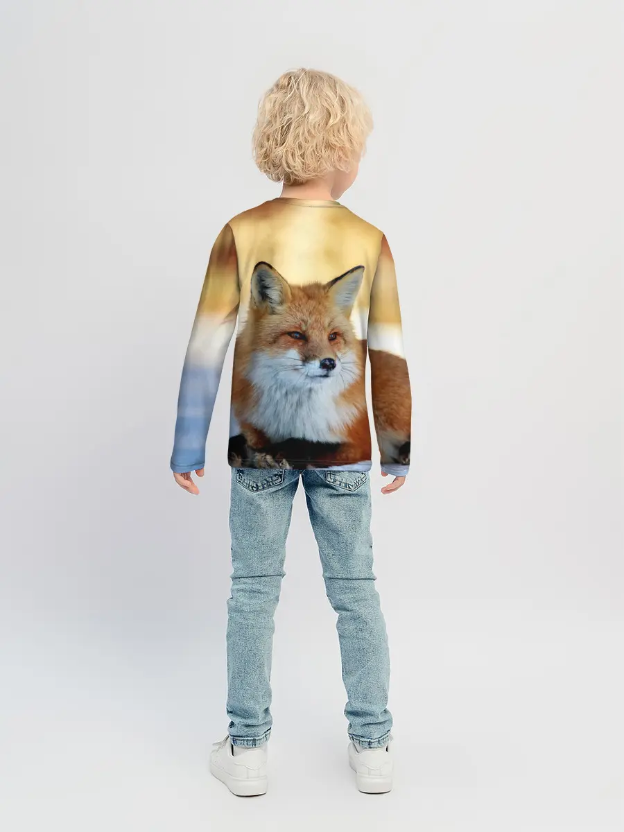 Детский лонгслив / Лиса