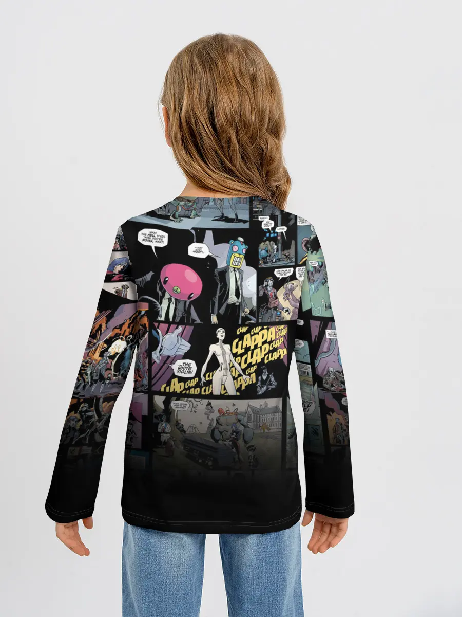 Детский лонгслив / Амбрелла, Хэйзел и Ча-Ча