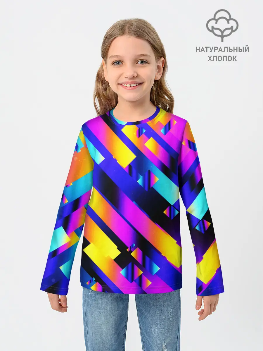 Детский лонгслив / Rectangle