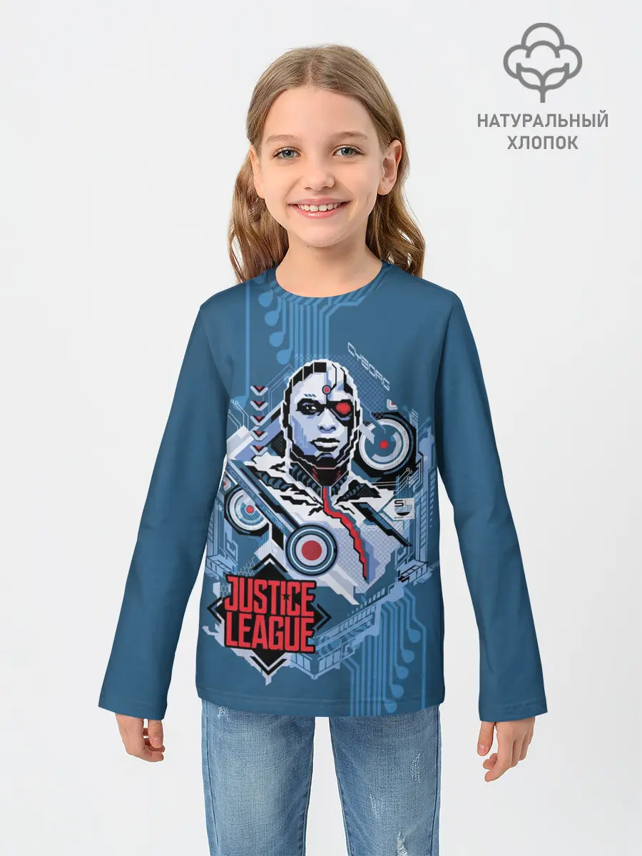 Детский лонгслив / Cyborg