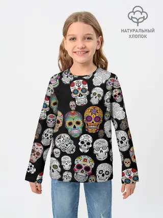 Детский лонгслив / Мексиканский праздник