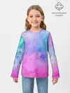 Детский лонгслив / Акварельные пятна