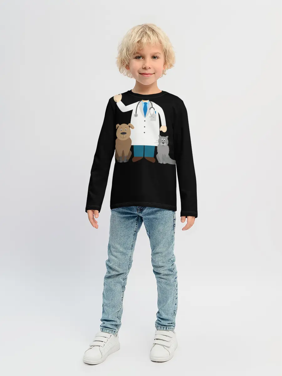 Детский лонгслив / Я - ветеринар
