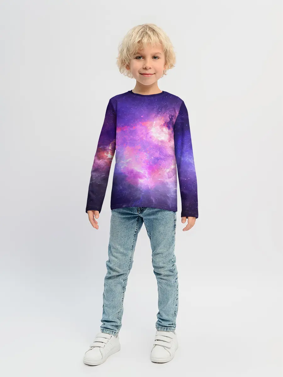 Детский лонгслив / Космические дали