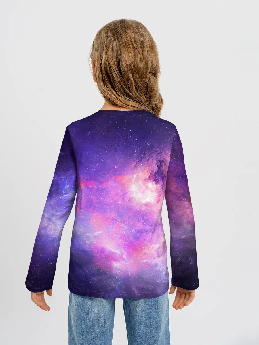 Детский лонгслив / Космические дали