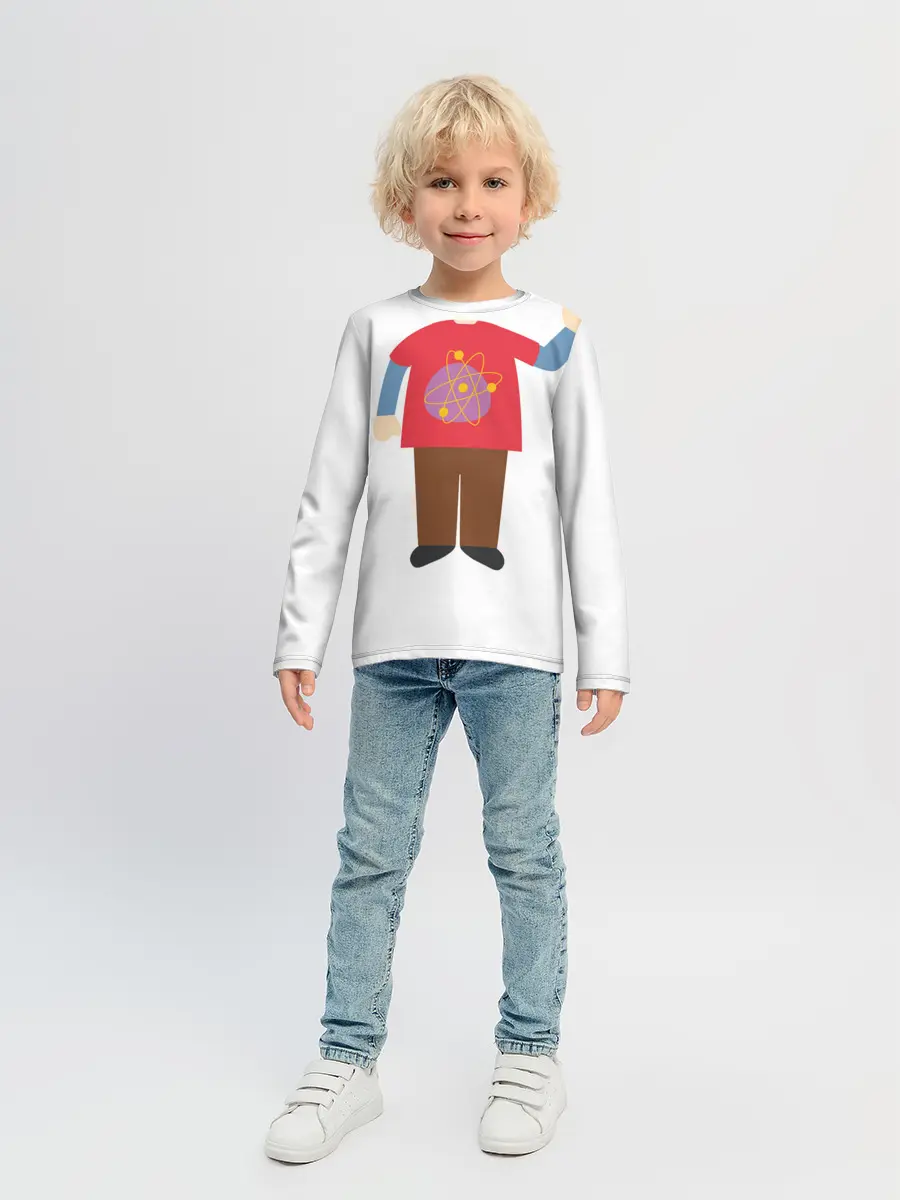 Детский лонгслив / Я - гик