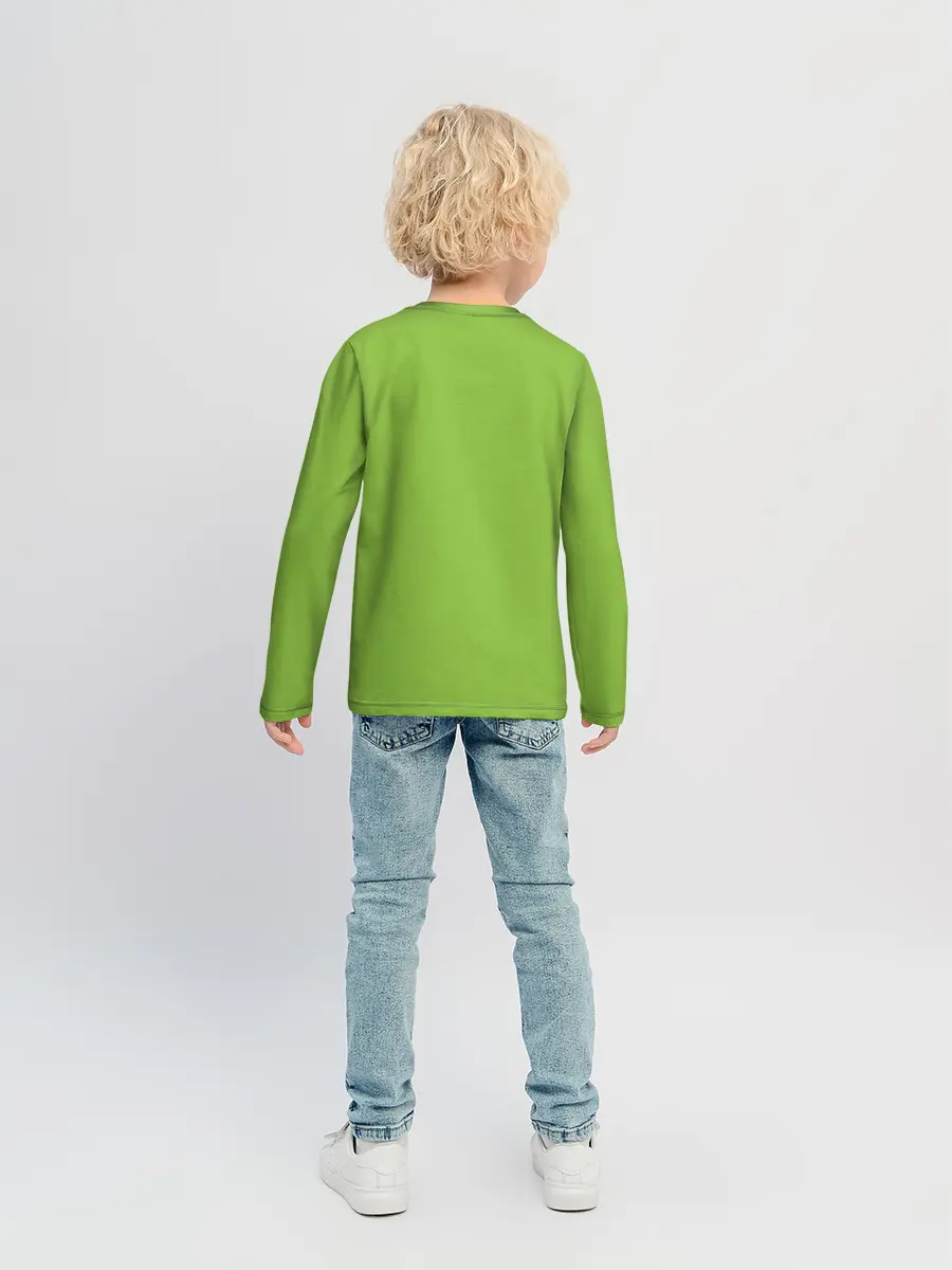 Детский лонгслив / Гринч