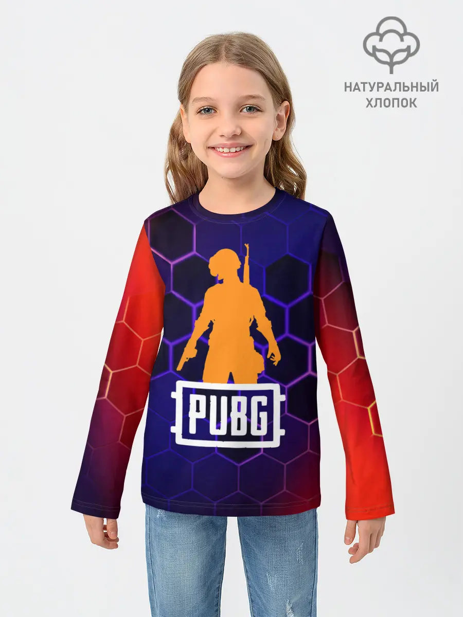 Детский лонгслив / PUBG / ПАБГ