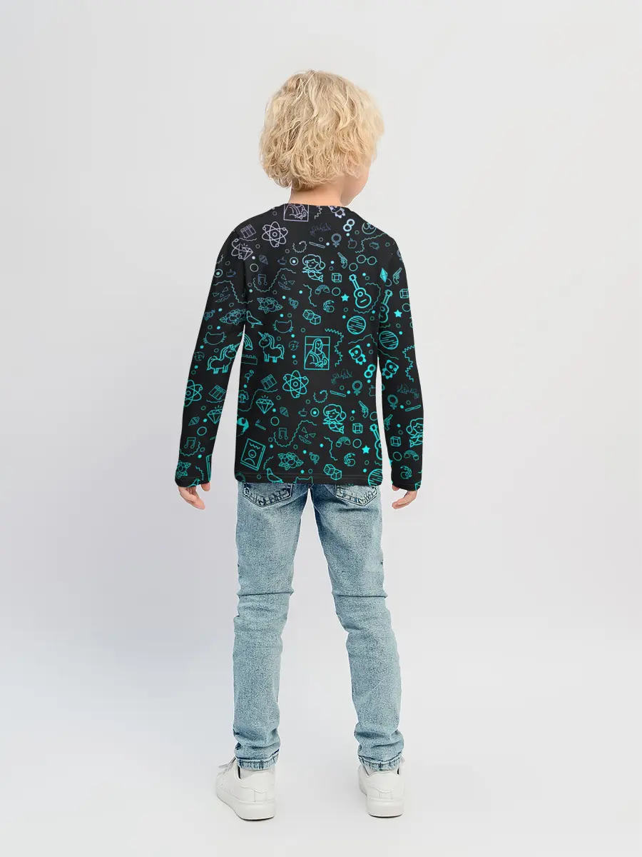 Детский лонгслив / Наука