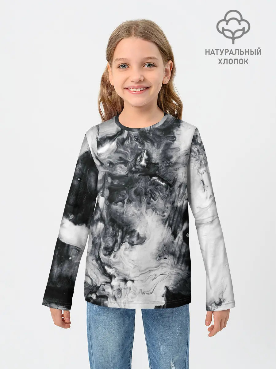 Детский лонгслив / МРАМОР
