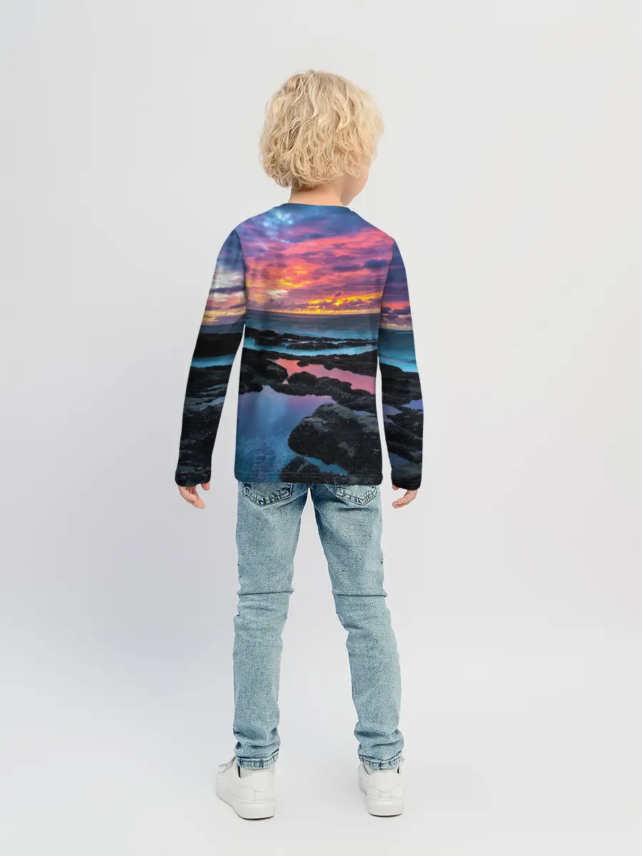 Детский лонгслив / Закат