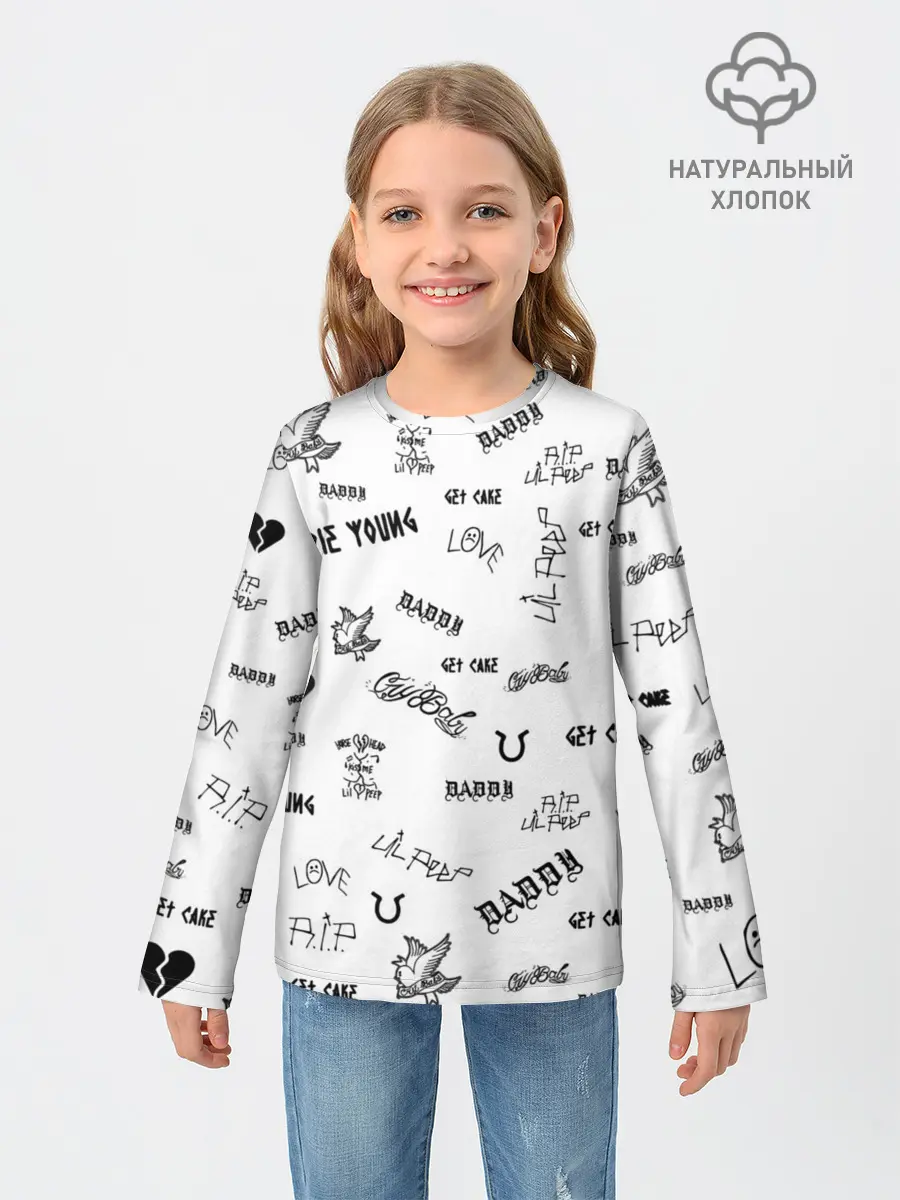 Детский лонгслив / Lil Peep