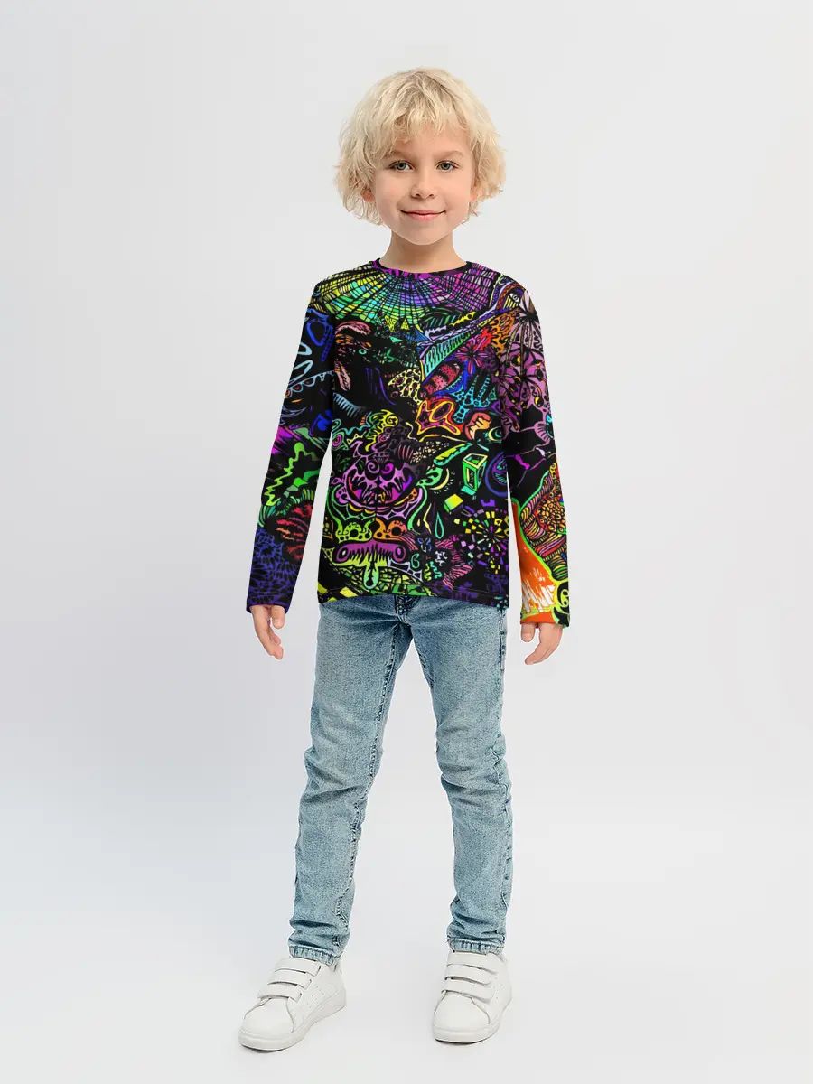 Детский лонгслив / PSYHODELIC