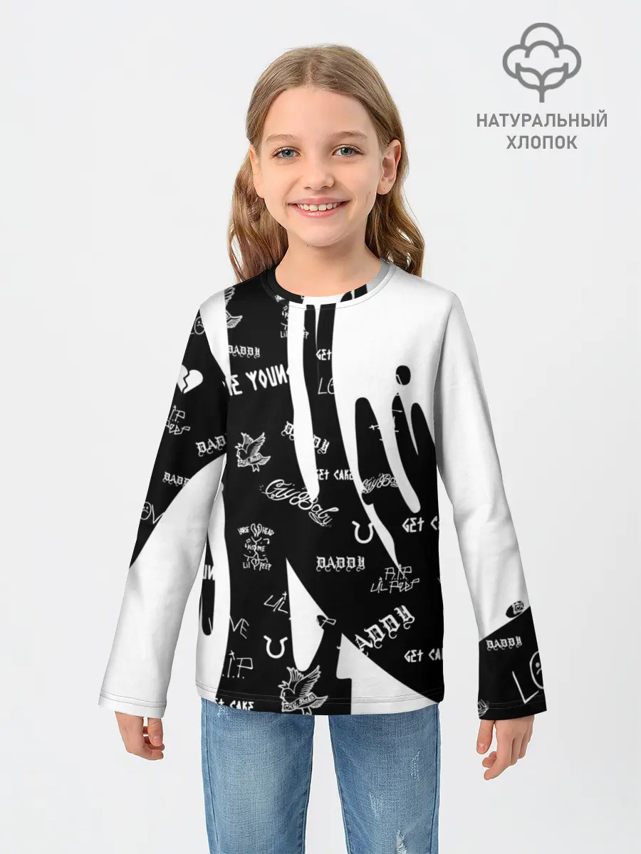 Детский лонгслив / Lil Peep