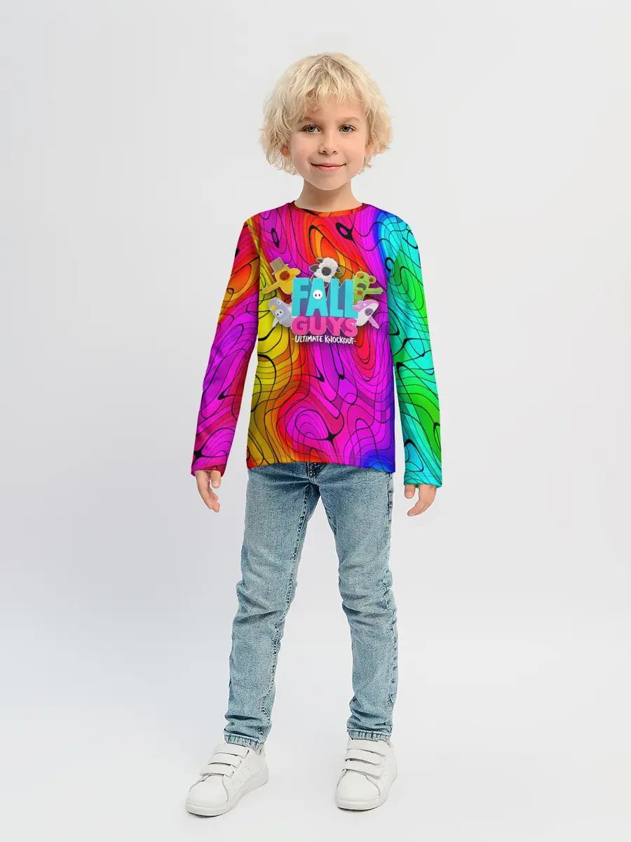 Детский лонгслив / Fall Guys