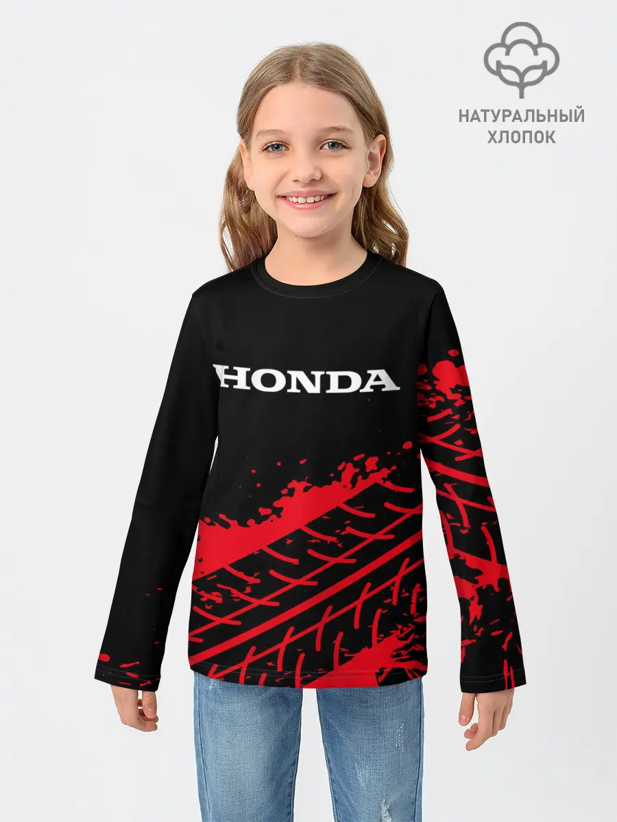Детский лонгслив / HONDA / ХОНДА