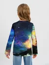 Детский лонгслив / Космические краски