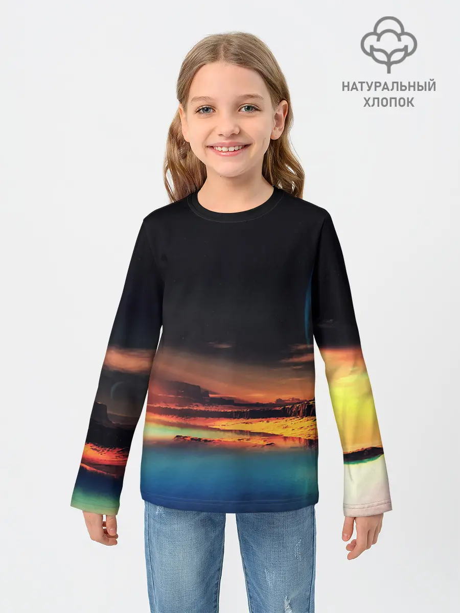 Детский лонгслив / Марс