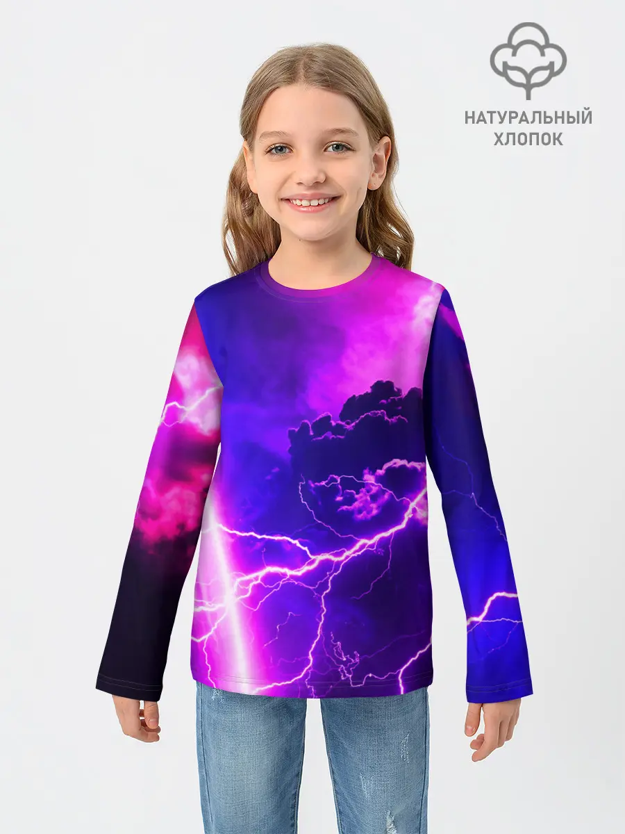 Детский лонгслив / Гроза