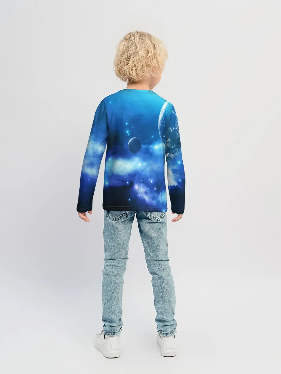 Детский лонгслив / КОСМОС