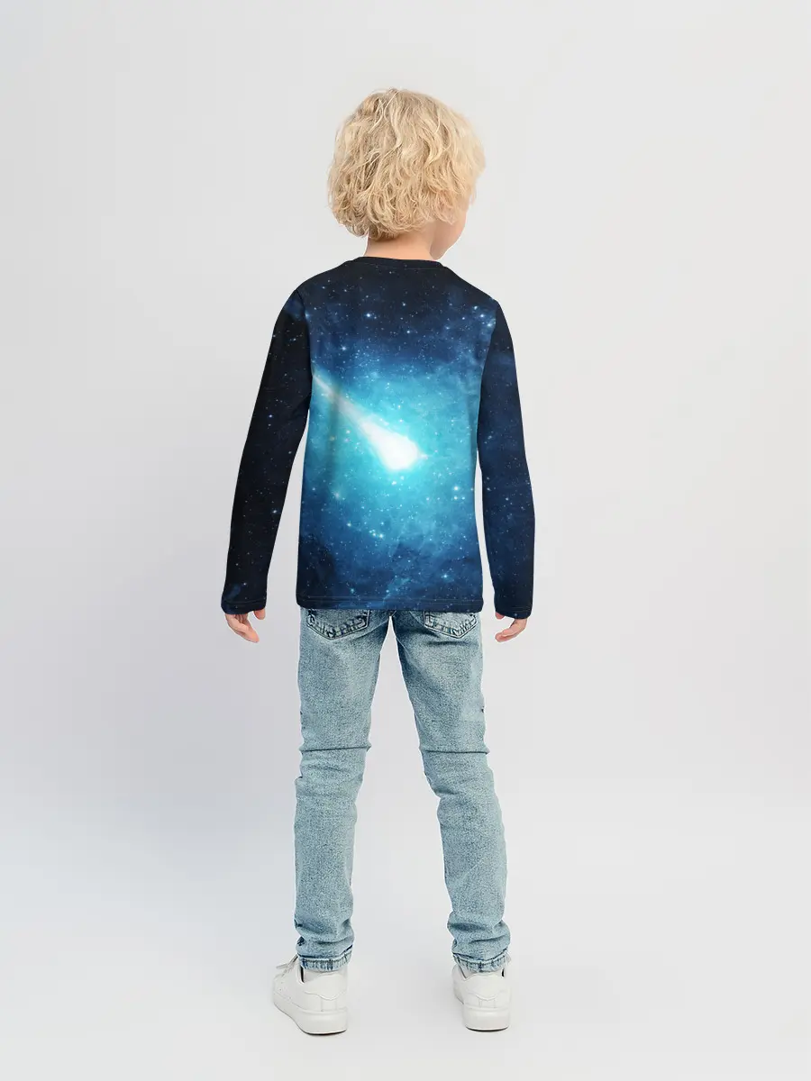 Детский лонгслив / Комета