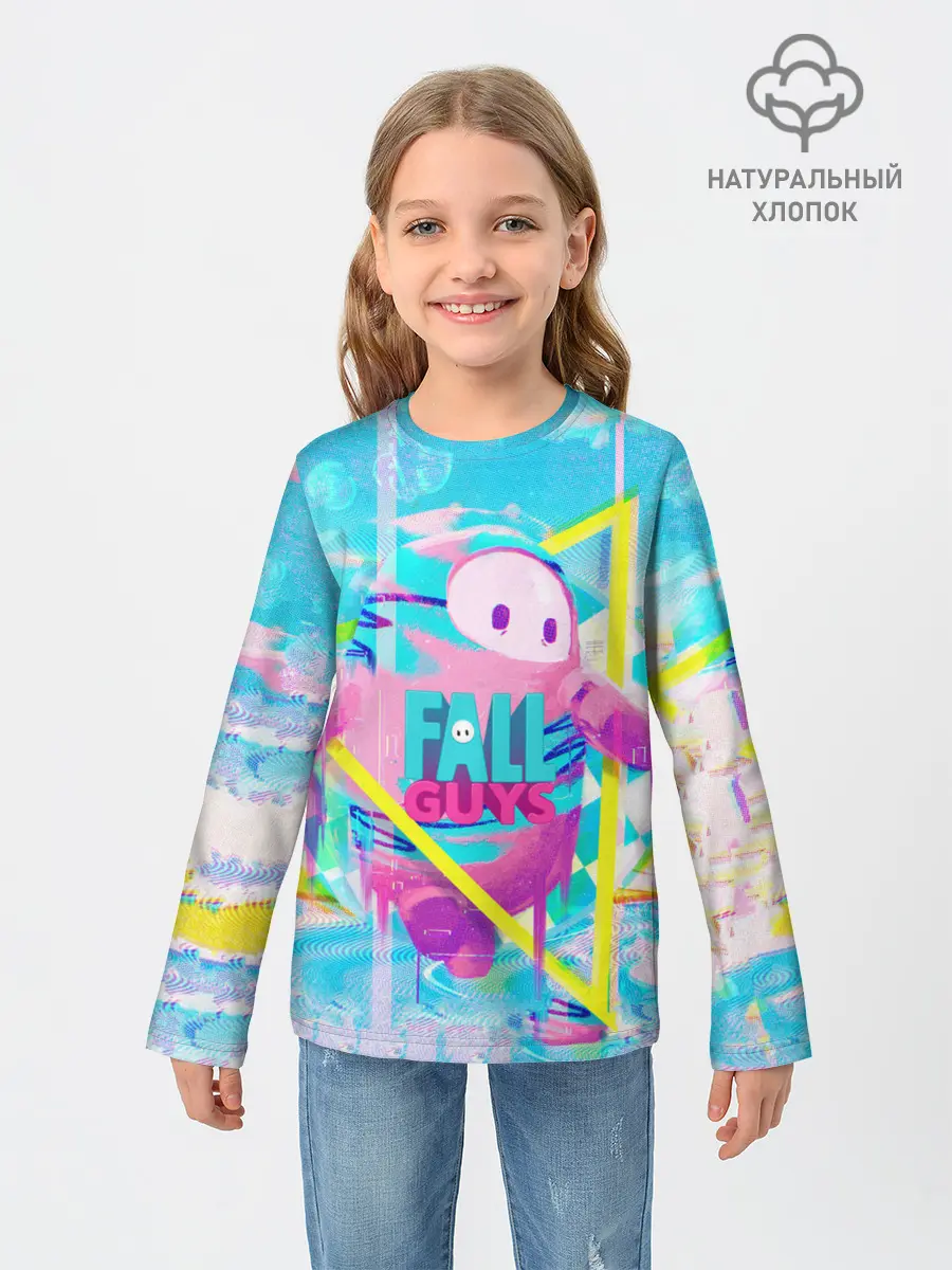 Детский лонгслив / Fall Guys