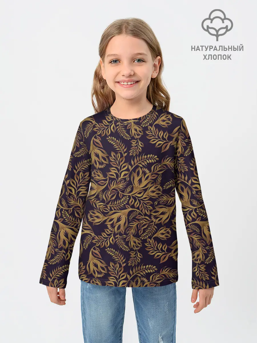 Детский лонгслив / ХОХЛОМА