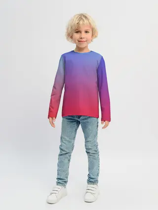 Детский лонгслив / ЯРКИЙ ГРДИЕНТ
