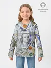 Детский лонгслив / Доллары