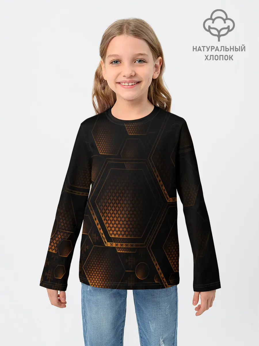 Детский лонгслив / текстура