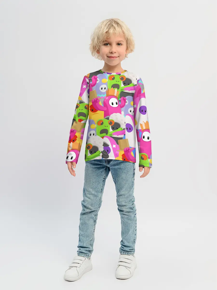 Детский лонгслив / Fall Guys