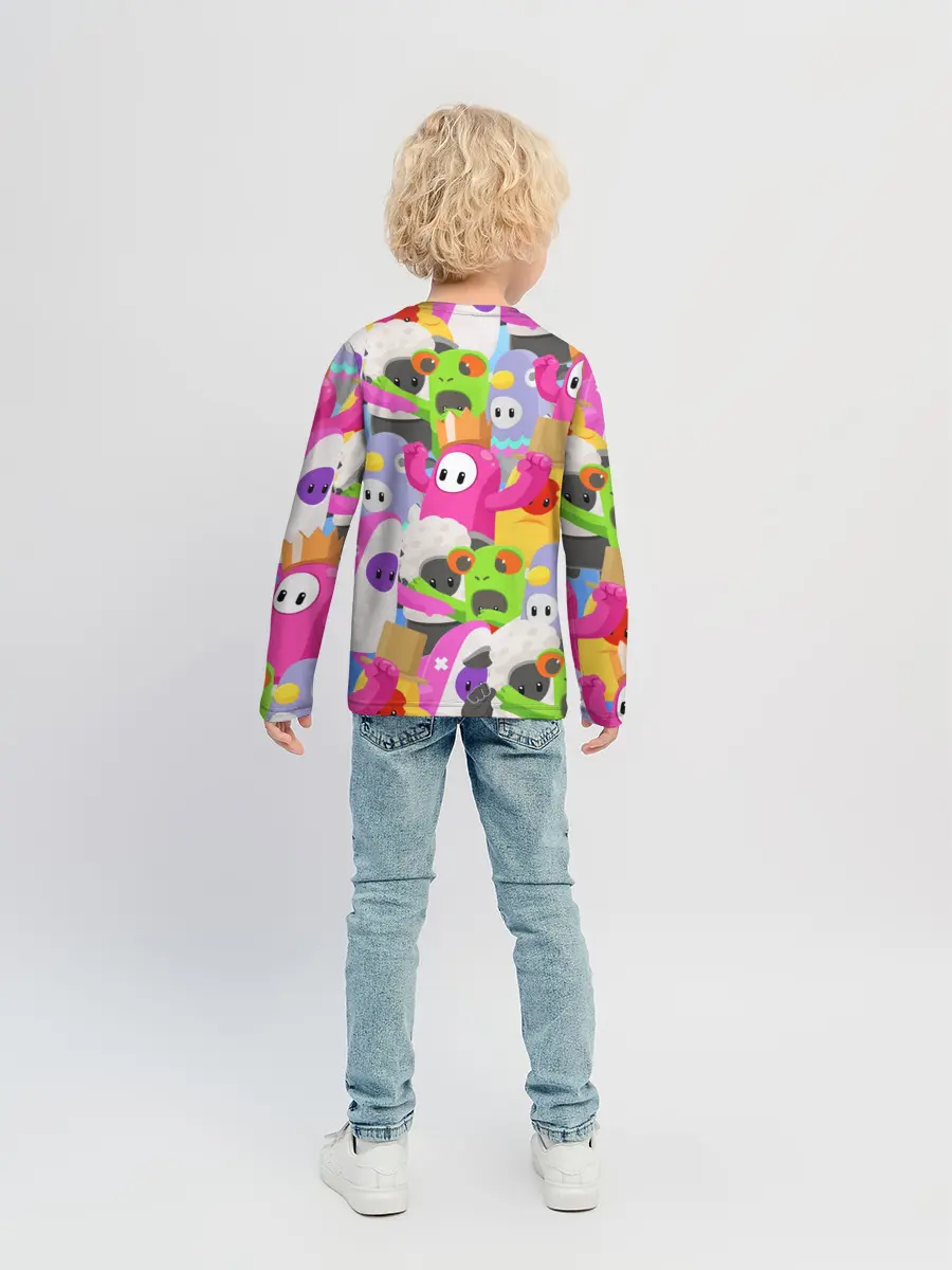 Детский лонгслив / Fall Guys