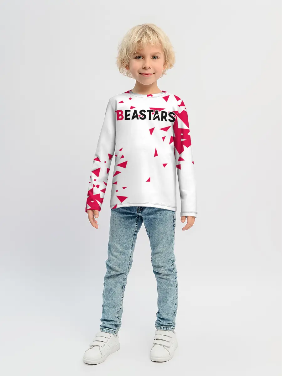 Детский лонгслив / Beastars треугольники