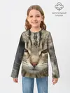 Детский лонгслив / Кот