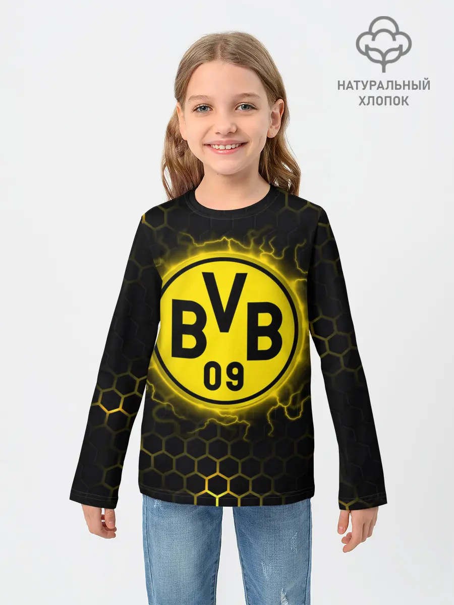 Детский лонгслив / Боруссия Дортмунд